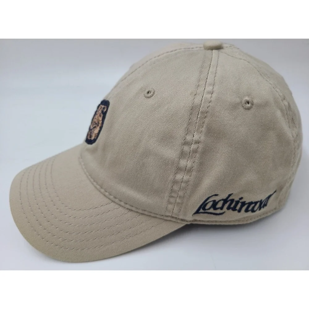 Lochinvar‎ Golf Club Flex Fitted OSFA Hat Cap Course Houston TX Men Women Beige